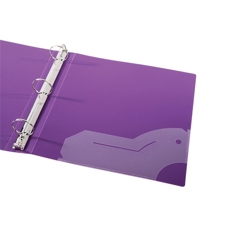 Filexec 3-Ring Binder, 1", Neon (50573-64970) - 12 Pack, Blue, Hot Pink, Purple, Green - Image 4